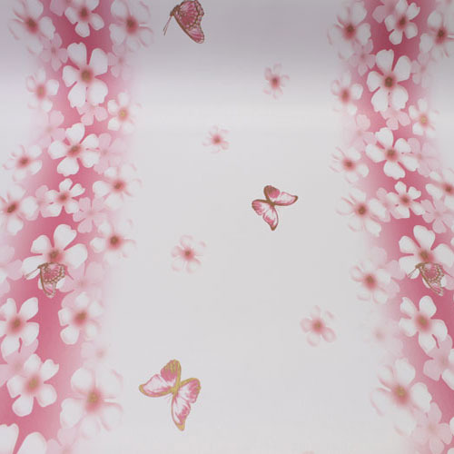 아이방시트지/꽃무늬시트지/나비 넝쿨 화이트 (SM9201-3)