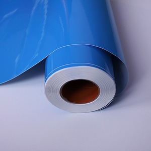 단색 컬러 유광 광고용 시트지 외부용 미디엄블루 (CSH-3505)_50cm