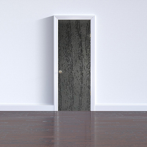 현관문 방문 시트 필름지 단색 무늬목 체리 엠보싱 블랙 (DC15)